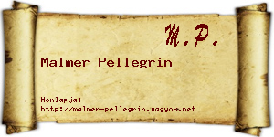 Malmer Pellegrin névjegykártya